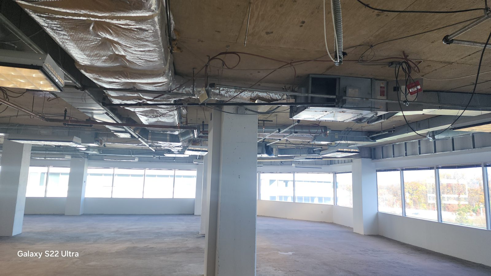 Commercial tenant fit-out electrical rough-in